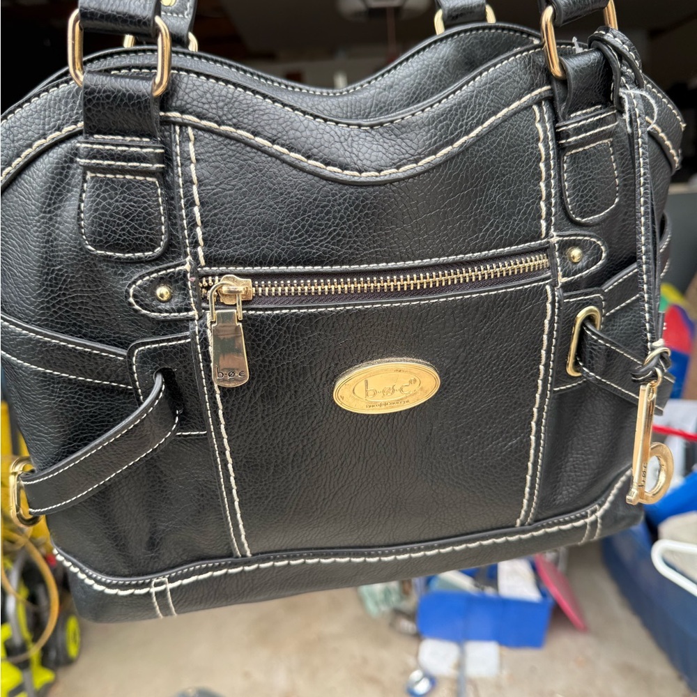 Black Leather Handbag